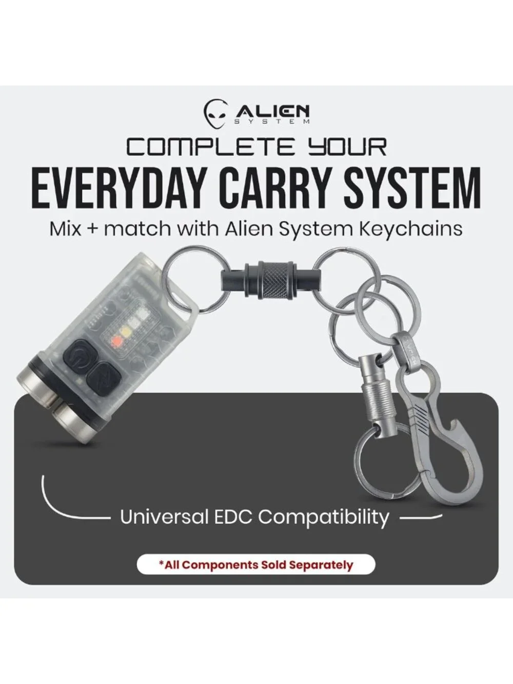 Durable Quick Release Keychain Swivel 2-Pack with Heavy Duty Stainless Steel